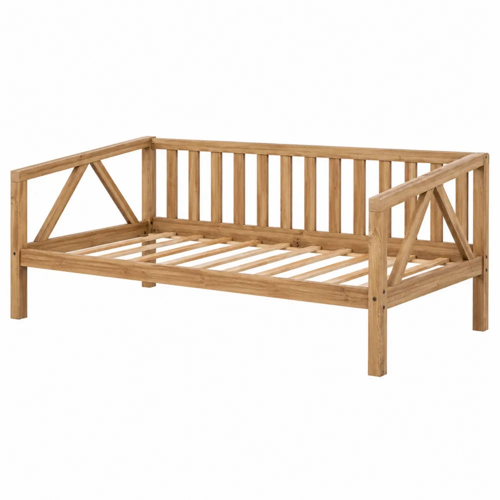 Letto a Giorno in Legno di Pino 200x90 cm