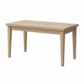 Tavolo da pranzo in legno rovere chiaro 150x80x75 cm