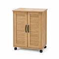 Mobiletto in legno con ruote 76x35x90 cm