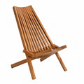 Sedia pieghevole in legno teak